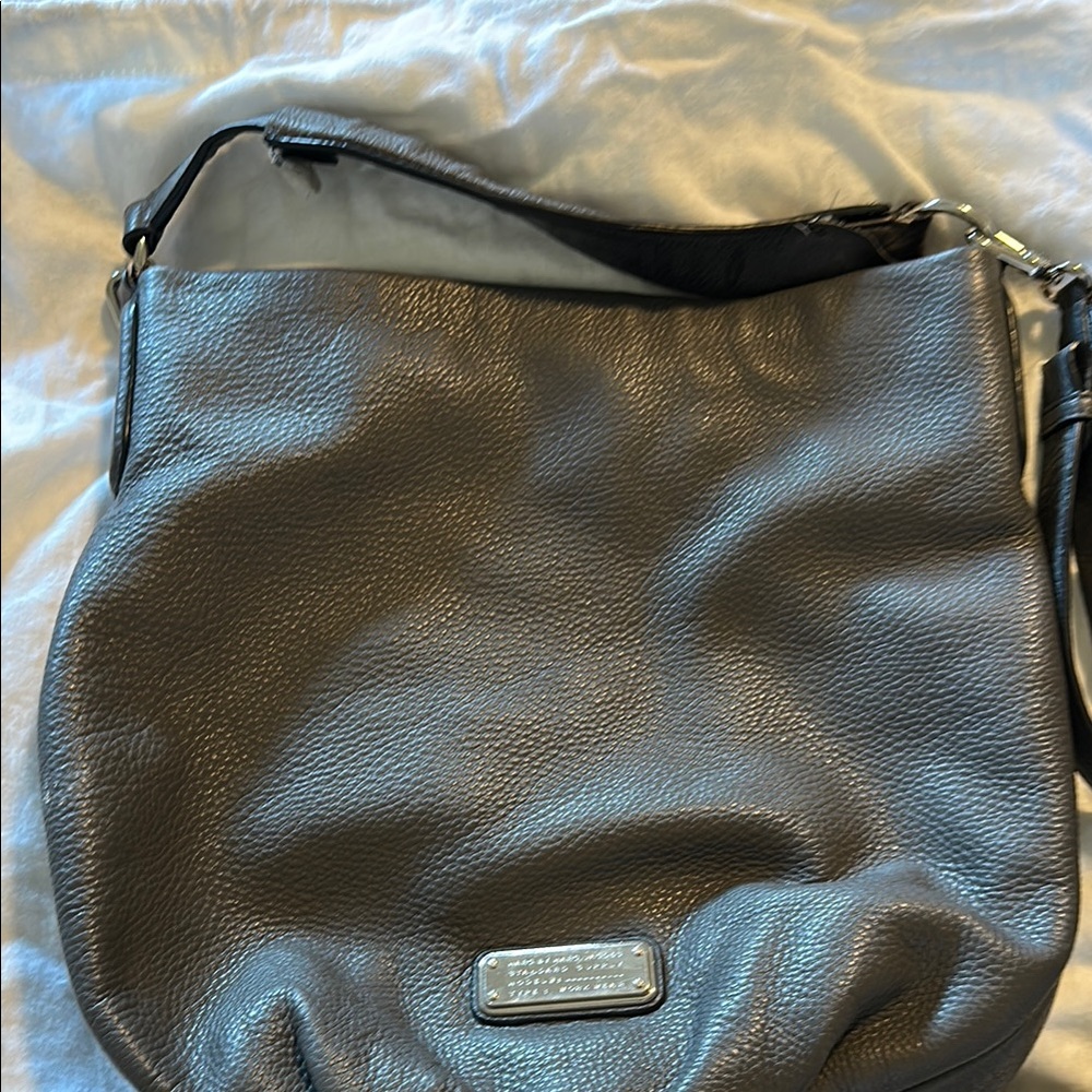 Marc by Marc Jacobs Gray Leather Shoulder Bag